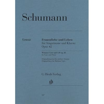 Womans Love and Life(Frauenliebe und Leben) for Voice and Piano op. 42 - voice and piano -