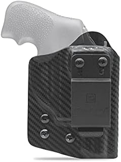 Clip & Carry IWB Kydex Holster for The Ruger LCR 38 – 2” - Inside Waistband Concealed Carry - Audible Click Retention - Adjus. Cant - Claw Compatible - USA Veteran Made
