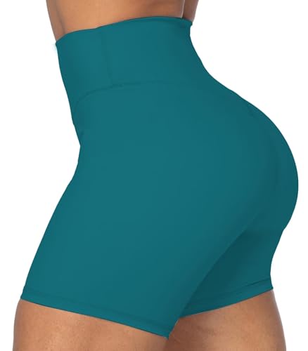 Image of Sunzel No Front Seam High Waist Biker Shorts for Women, Squat Proof Yoga Workout Gym Bike Shorts | 3, 5 Or 8-Inch Inseam, High Waisted, Tummy Control, No Front Seam, Buttery Soft, Compression Fit, Squat Proof