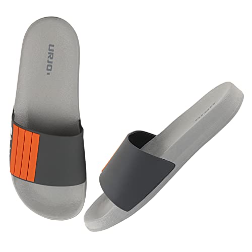 Image of URJO Kids's Sliders /Slippers Lightweight Super Flexible Arch Support Durable Anti Skid & Stylish Dailywear Sliders /Slippers for Boy's & Girl's
