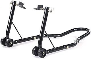 BikeTek Motorcycle Rear Track Paddock Stand Black