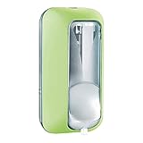 Mar Plast A89401VE Dispenser Foam in Patronen, 0, 5 L, Soft Touchgrün/durchsichtig, 217 x 117 x 103mm
