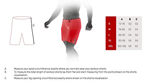 SMMASH Short D'entraînement pour Homme MMA Boxe Sport Gym Fitness Homme Short De Sport - Image 7