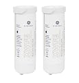 GE XWFE™ Refrigerator Water Filter, Genuine Replacement Filter, Certified to Reduce Lead, Microplastics, PFOA/PFOS, and 50+ Other Impurities, Compatible with GE Appliances Brands, Pack of 2