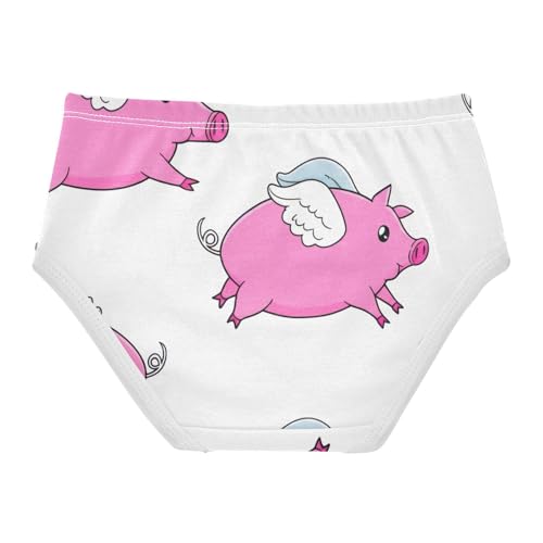 Stylish Toddler Girls Underwear 2t Cotton Panties Little Girl Cute Cartoon Pink Pigs Kids Undies Briefs2