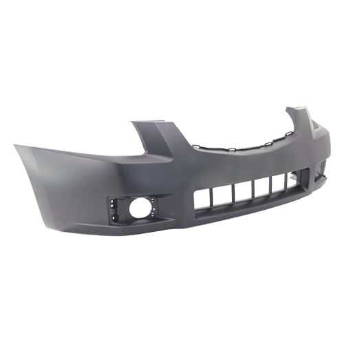 Image of FitParts Compatible with Nissan Maxima 2007-2008 Front Bumper Cover | Primed, With Fog Light Holes, Sedan, Ready to Paint, OEM 62022ZK30B, NI1000247