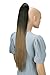 PRETTYSHOP Hairpiece Ponytail Clip on Extension Long hair smooth Heat-Resisting 27" Ombré black brown # 1BT27 H115