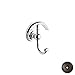 Newport Brass 38-12/08W Ithaca Single Robe Hook, Weathered Copper