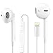 JUZOXEO Cuffie Lightning Auricolari (certificati MFi) compatibili con iPhone SE/13/12/11Pro Max/X/XS Max /XR /8 Plus /7 Plus con controller microfono