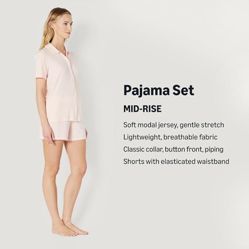 Image of Amazon Essentials x Sofia Grainge Mommy and Me Short Sleeve Pajama Set