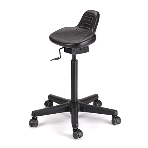 Image of Jobri BetterPosture AX Sit /Stand Stool Adjustable Stool for Standing Desk Users Ergonomic Sit and Stand Stool