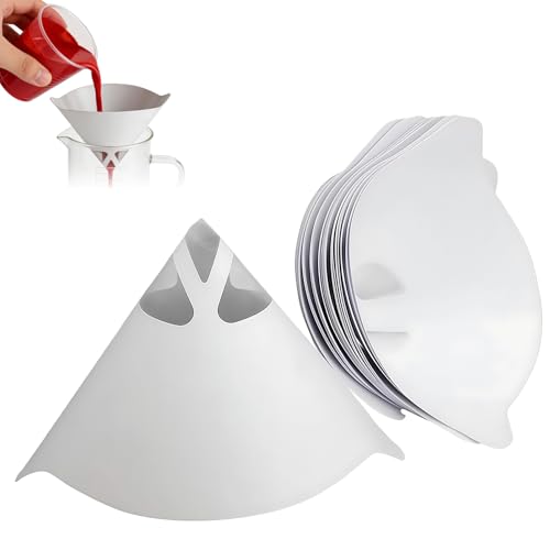 50 Stück Lacksiebe Lackfilter Nylon Einweg Konisches Papier Lacksiebe Mikron Filter Trichterfiltern Papier Lackfilter Farbsiebe Einweg-Papierfilter Für Autolack Für Automobilsprühfarbe Lackierzubehör