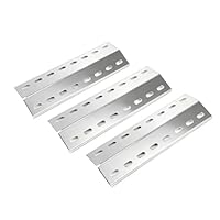 GFTIME 36,5 x 12cm Edelstahl Brennerabdeckung Ersatzteile für Enders Chicago 3 Gasgrill Zubehör, für Enders Boston Pro 3K/6 Kr Turbo, Tepro 3561, Barbecook Brahma 4.0, Aromaschienen Heizplatte 3 Stück