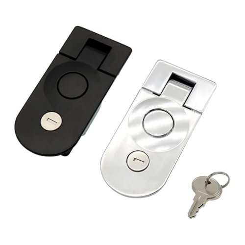 Serrure plate pour armoire de commutation et rénovation de boîtier électrique noir