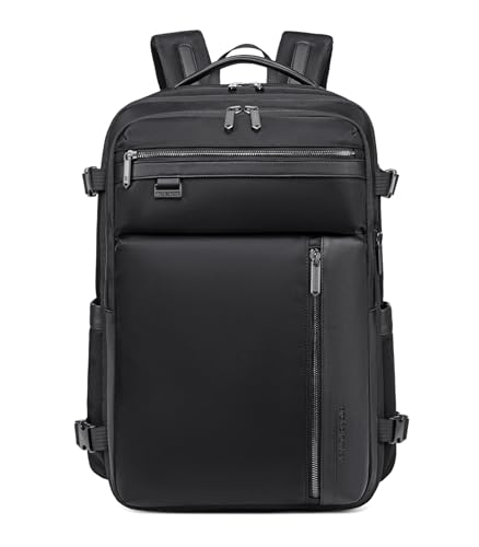 Image of Arctic Hunter Expandable Travel Backpack For Men 35L Shockproof EVA Back Pad Water-repellent Heavy Duty & Large 17.3-inch Laptop Bag For Business Trip,Travel Abroad