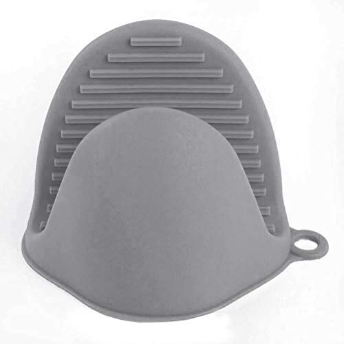 Gants De Four Mitaine Silicone,Mini Isolation Thermique Gant Durable Protection,Gant De Cuisine en Silicone,Gants De Cuisine,Manique,Gants De Cuisine(Gris) Cover