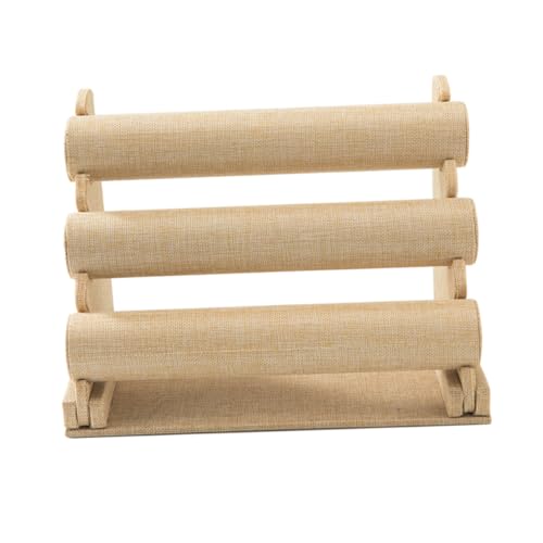 Ipetboom Jewelry Stand 3 Layers Bracelet Display Case Watch Organizer Jewelry Organizer Rack for Retail Stores