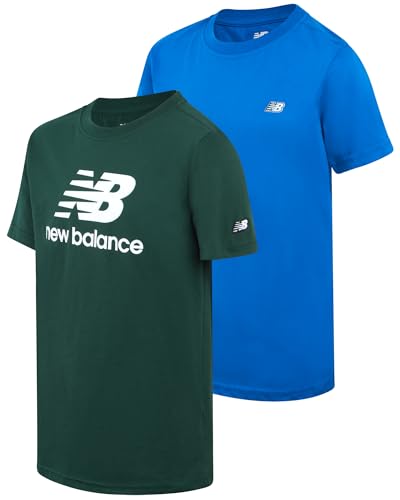 Amazon.com: New Balance Boys Active T-Shirt - 2 Pack Cotton