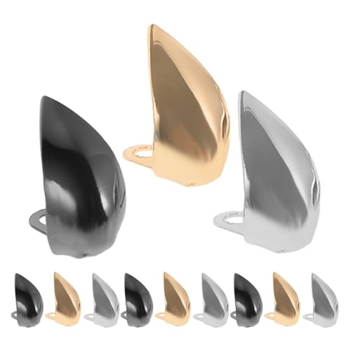 KOMBIUDA 6 Par Spetsiga Skoskydd Klackskydd Tåskydd Högklackskydd Metallskydd För Skospetsar Spetsiga Tåskydd För Skospetsar Metallskor Skoskydd
