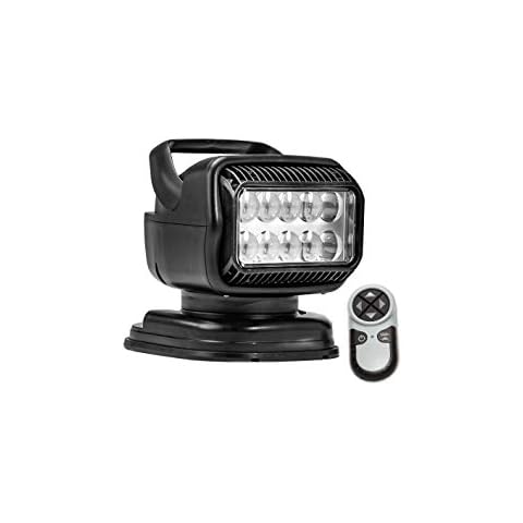 Golight 79514GT Radioray LED Searchlight with Wireless Remote and Magnetic Mount - Black Cover