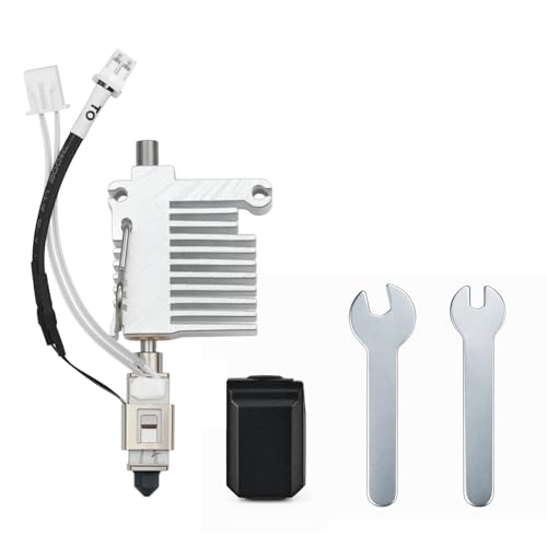 Upgrade Version 2.0 Keramik Hotend für Kobra 3 Combo/Kobra 3 V2 Combo Hotend Kit mit Druckkopf Kühlkörper Block Heizpatrone Thermistor 0 4 mm gehärtete Stahldüse Silikon Abdeckung für Anycubic