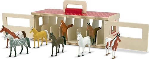 Melissa & Doug Take-Along Show-Horse Stable...