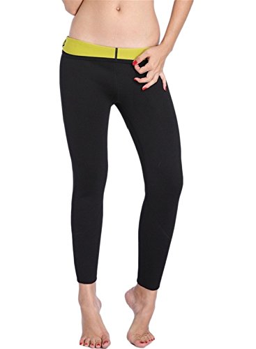 Vinmin Womens Breathable Thermal Neoprene Sweat Sauna Slimming Long Pants Bodysuit for Weight Loss