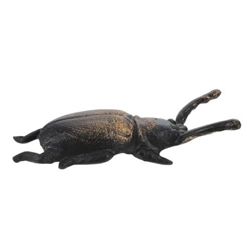 TOVINANNA Sacabotas Metálico de Hierro Fundido Diseño Escarabajo Pintado Sacabotas Resistente para Botas de Goma y Vaquero Accesorio Decorativo Rústico para Hogar y Jardín Tamaño