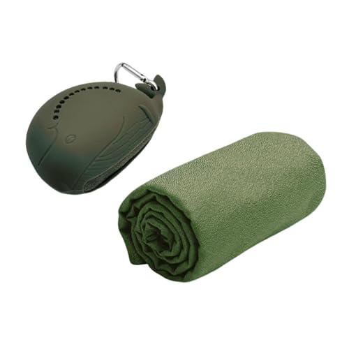 Menolana Cool Gym Towel Chilly Cooling Sport 11.81inchx31.50inch Neck Wrap Cool Towel for Jogging Camping Swimming Fitness, Dark Green