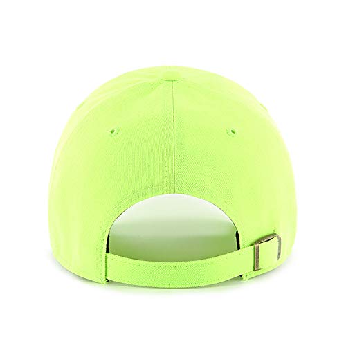 Boné ajustável New York Yankees Clean Up '47 - Verde neon/branco, unissex, adulto - Boné de beisebo