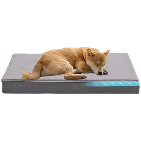 URGVANZ PET Cooling Dog Beds for Large Dogs Cover