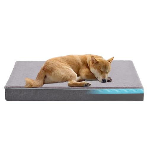 Cooling-Dog-Beds-for-Large-Dogs-Orthopedic-Memory-Foam-Dog-Bed-Large-Pet-Beds-with-Washable-Cover-Ideal-for-Arthritic-Dogs-Up-to-65Lbs - Cucciolini Doodles   Cooling-Dog-Beds-for-Large-Dogs-Orthopedic-Memory-Foam-Dog-Bed-Large-Pet-Beds-with-Washable-Cover-Ideal-for-Arthritic-Dogs-Up-to-65Lbs