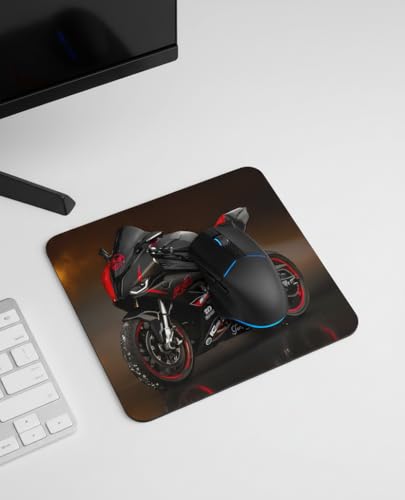 Image of Shivor Mouse Pad | Non Slip Rubber Base | Smooth Cloth Surface | Speed and Precision Operation | Compatible with Laser and Optical Mouse | Desk Mat for Laptop and PC | Standard