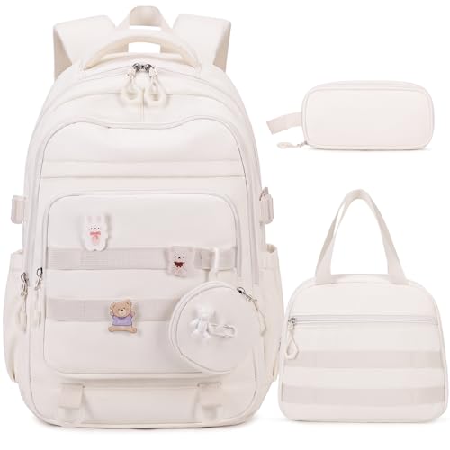 Image of ACESAK Girls Backpack - 3PCS Backpack for Cute School Backpacks for Girls
