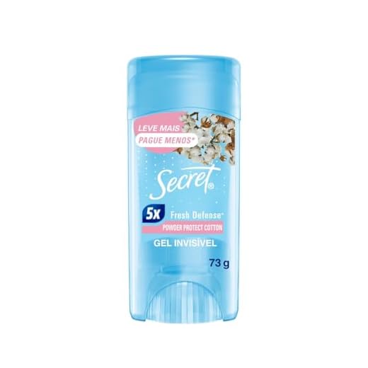 Desodorante em Gel Antitranspirante Secret Powder Protect Cotton 73g
