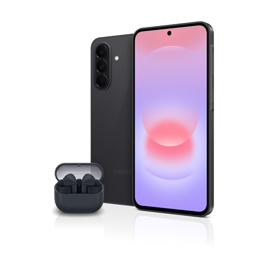 Image of Samsung Galaxy A37 5G (2026), Unlocked Android Smartphone + Buds3 FE + 128GB, AMOLED Display, Triple Camera, IP68, Slim Phone, 500mAh Battery, US Version, Awesome Charcoal