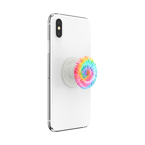 Image of PopSockets Adhesive Phone Grip, Holder- Psych Out | Secure Comfortable Hold, Anti-Drop, Kickstand, Rainbow, Colorful, Electronic Accessories, For iPad /Kindle /iPhone /Android