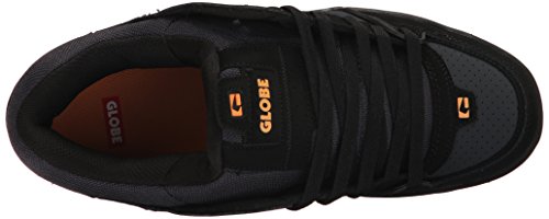 Image of Globe Men's Fusion Shoe, Black /Ebony /Orange, 7.5 Regular US