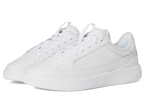 Cole Haan Women's Grandpro All Day Leather Court Sneakers, Optic White/Optic White, 8-B US