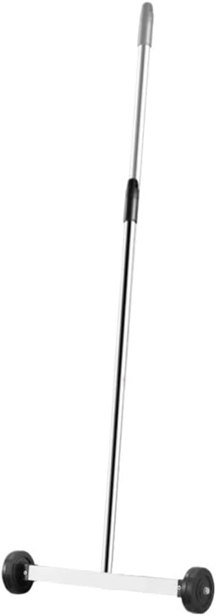 ORCOW Magnetic Sweeper with Wheels 15inch Mini Magnetic 8 lbs Pickup to Pick Up Nails and Screws Easy Cleanup of Workshop Garage(15inch)