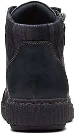 Clarks Women's Caroline Park Ankle Boot, Black Leather, 6 | Image 5