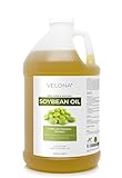 velona Soybean Oil - 64 Fl Oz | 100% Pure and Natural Carrier Oil | Refined | Cooking, Baking, Skin, Hair, Body & Face Moisturizing | Use Today - Enjoy Results