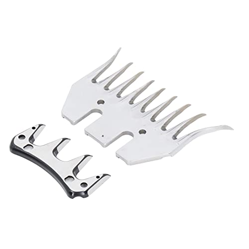 ANKROYU Goat Clipper Scissor Blade, High Carbon Steel Sheep Shears Blade, 9 Tooth Electric Wool Cutter Blade, Sheep Shear Replacement Blade
