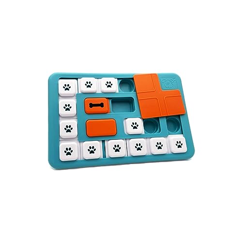 LeafBerry 犬  ノーズワーク 犬 音が鳴る ペット食器 おもちゃ 猫用 ノーズワーク ノーズワークマット 早食い防止  ペット給餌 分離不安 ストレス解消 脳トレ 集中力向上 早食い防止 嗅覚訓練 運動不足 小/中/大型犬 (グリーン)