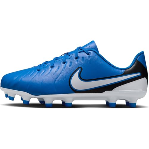 Nike Soccer Shoe Jr Legend 10 Club FG/MG, Soar/White, DV4352-400, 38 EU (5.5Y)