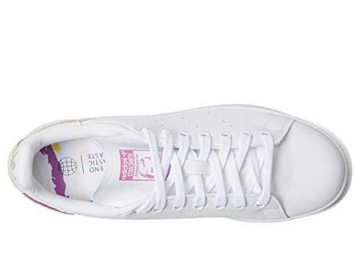 Image of adidas Originals Women's Stan Smith, White /Pulse Lilac /Silver Metallic, 9