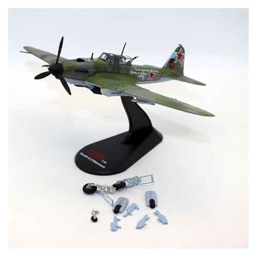 Chasseur soviétique Il-2 1942 miniature 1:72 pour collection et décoration Feng Shui