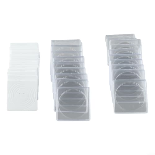 Set de 20 cajas cuadradas para monedas con espaciadores miniatura 2