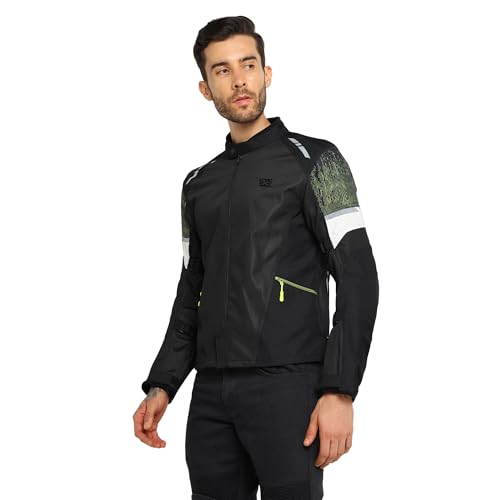 Image of Royal Enfield STREETWIND ECO 3 RIDING JACKET (Size: L) - JRA250004-GREEN