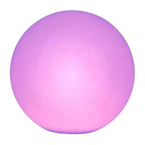 Main Access Ellipsis: 13 Inch Color Changing LED Light Globe; Wireless, Rechargeable Floating Light for Patio, Pool or Pond Cover